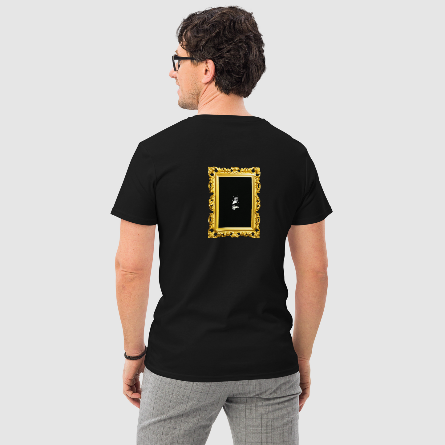 camiseta 2 cores - impressão frente e verso - quadro Flaeris
