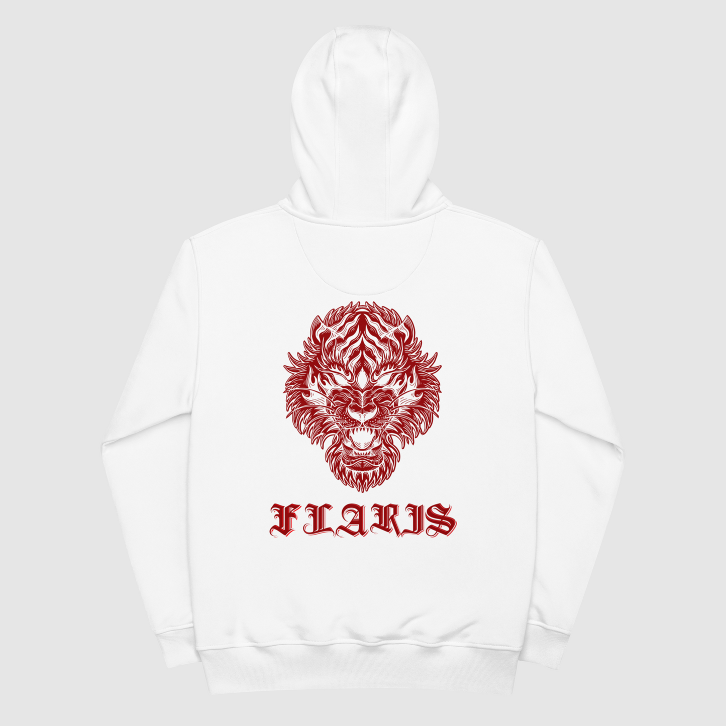 moletom com capuz branco - impressão desenho tiger
