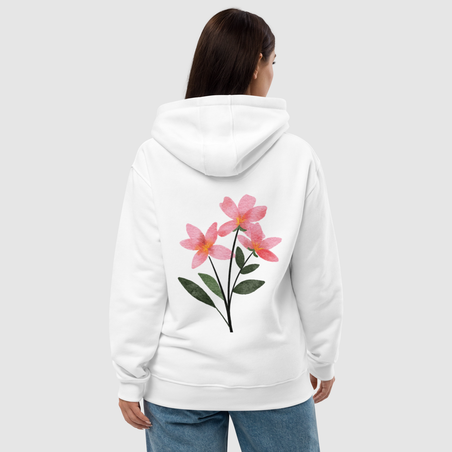 White Hooded Sweatshirt