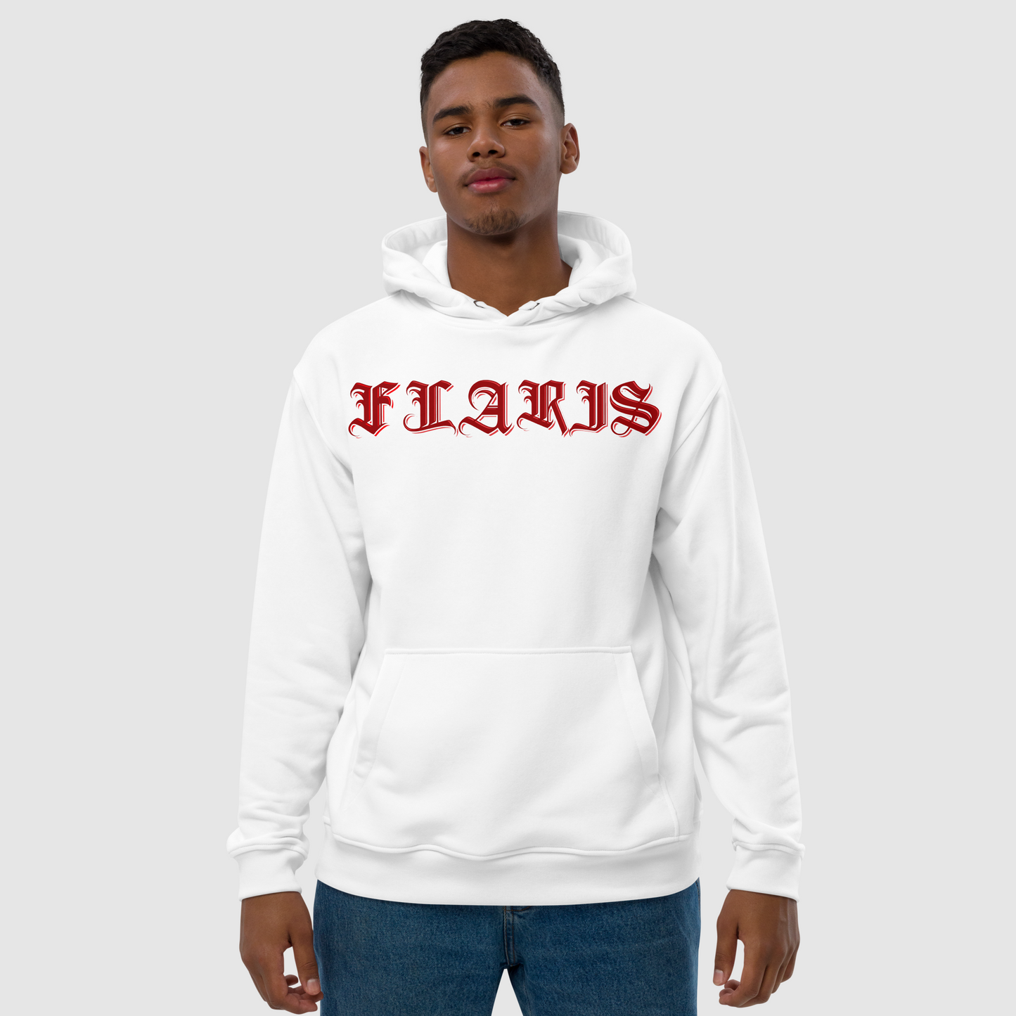 moletom com capuz branco - impressão desenho tiger