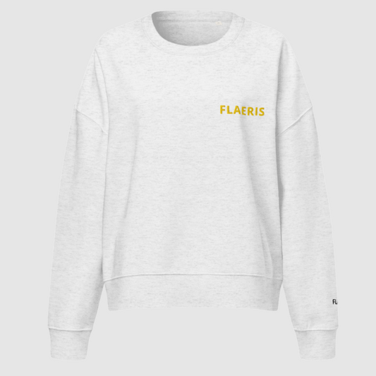 Moletom unissex sem capuz - Logo Amarelo