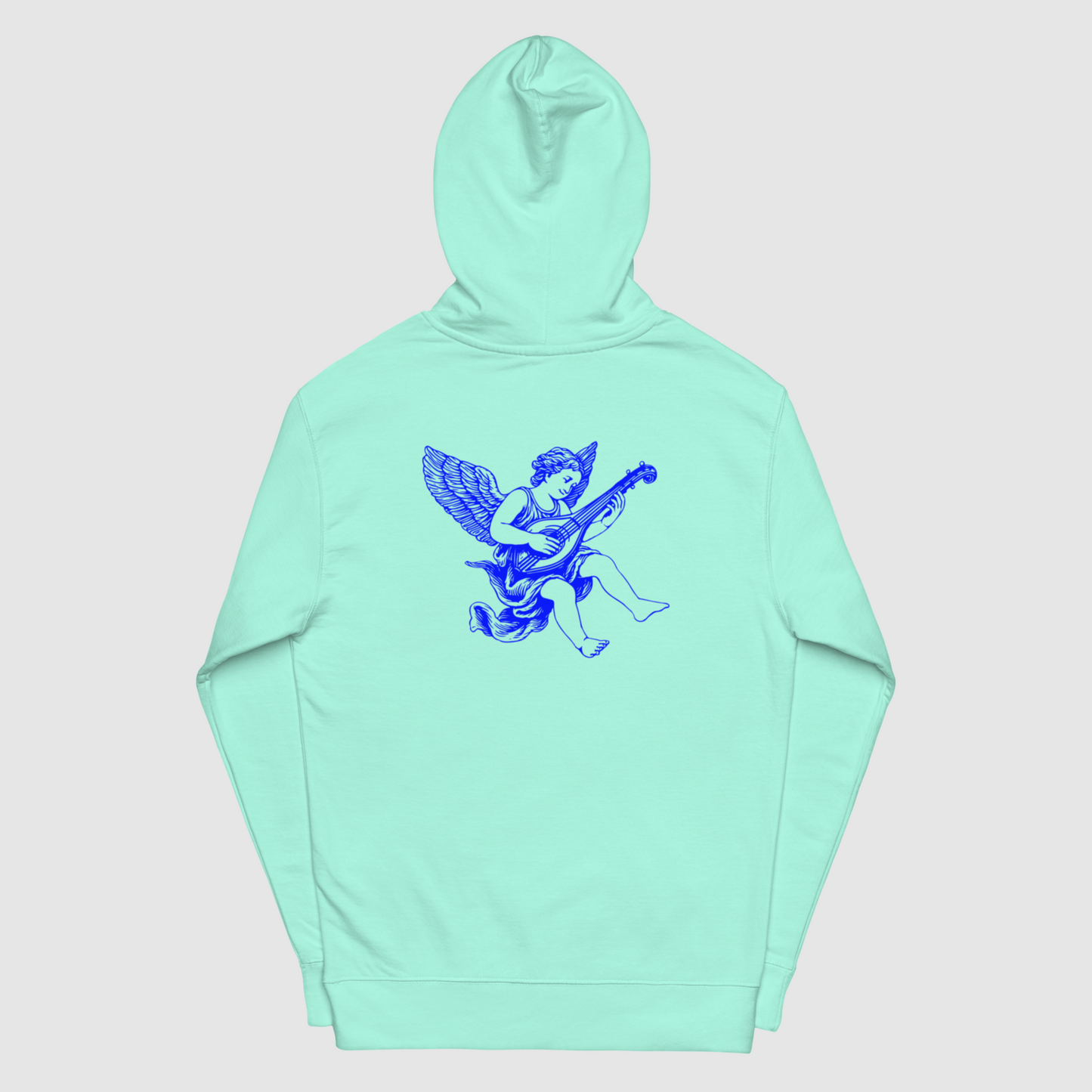 Moletom com capuz - Anjo azul impresso