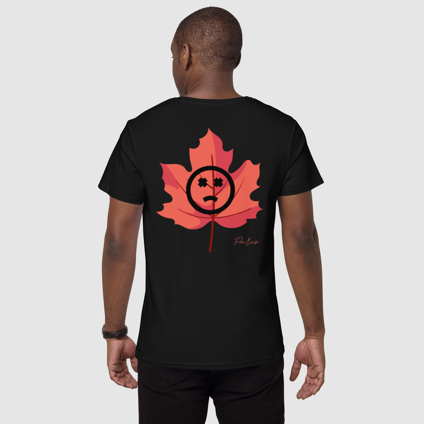 Men's Premium T-Shirt - Black - Print